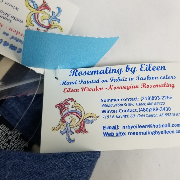 Hand Painted long sleeve button down - Picture 5 of 5